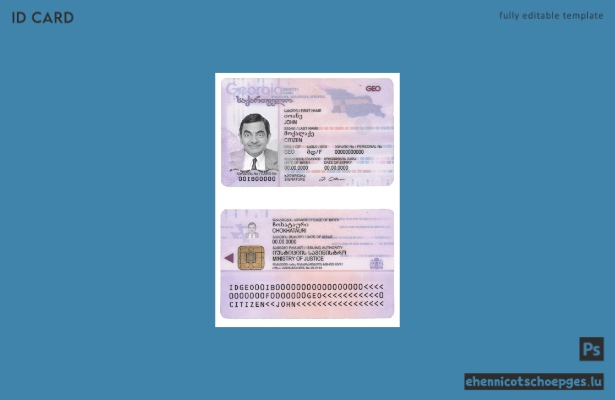 Georgia ID Beispielvorschau